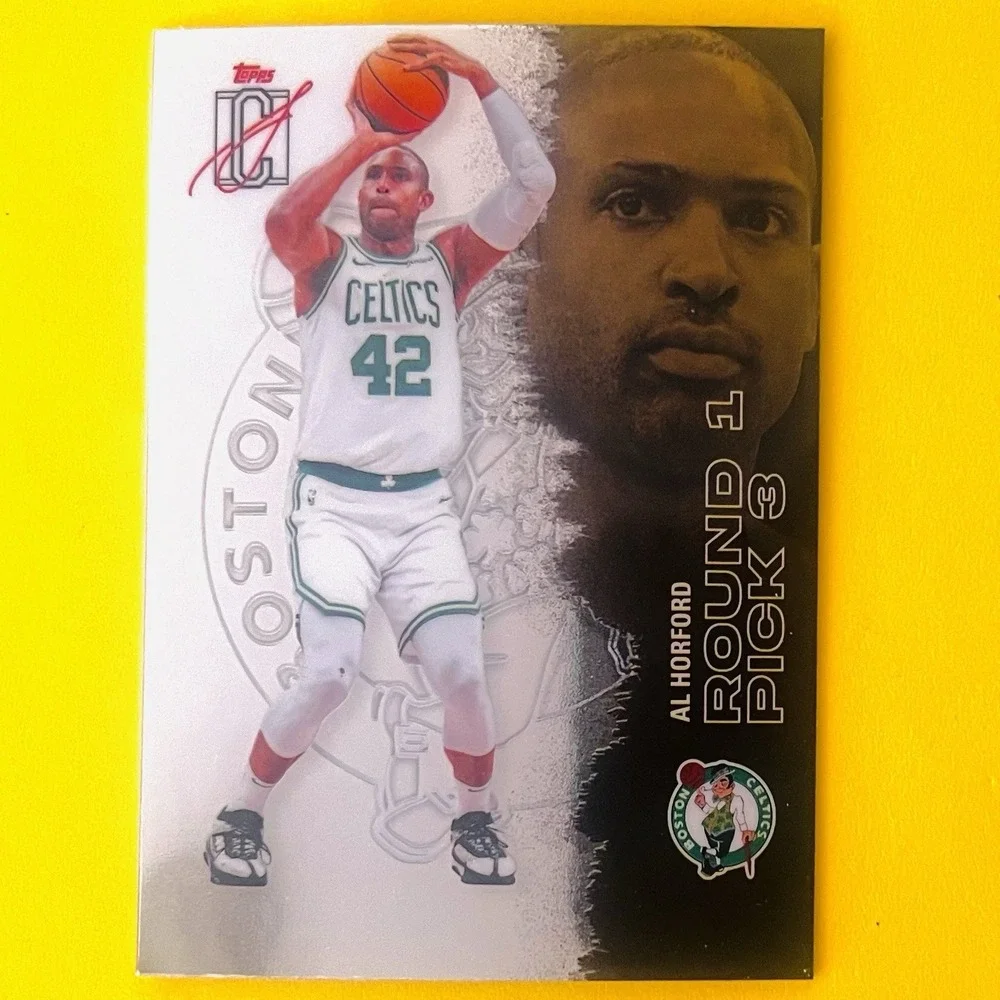 2025-26 Topps Signature Class Round‎ 1 Pick 3 #35 Al Horford Chrome Celtics